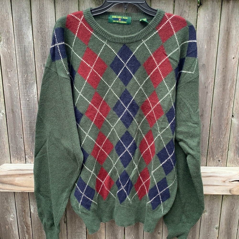 Embassy Row Medium 2-Ply Cashmere Crew!! - image 1